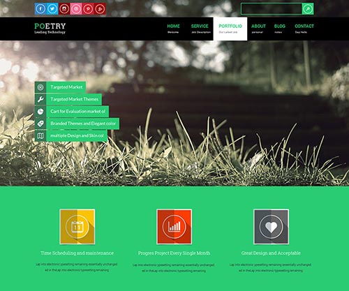 Portfolio HTM Templates