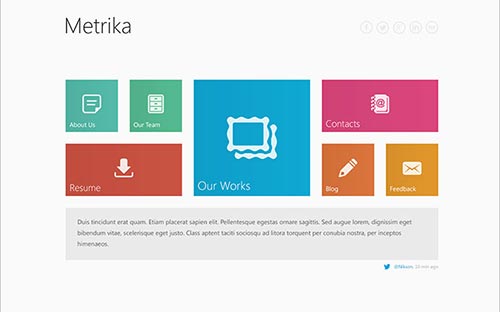 Portfolio HTM Templates