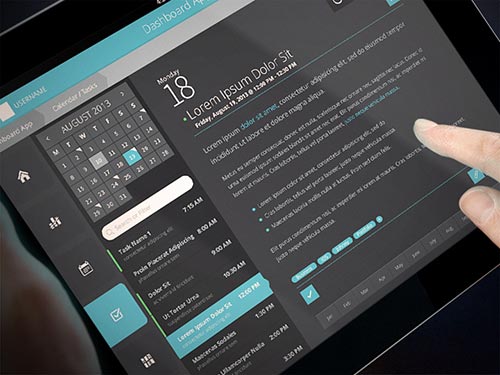 iPhone and iPad Application UI Designs