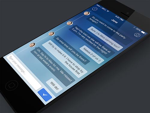 iPhone and iPad Application UI Designs