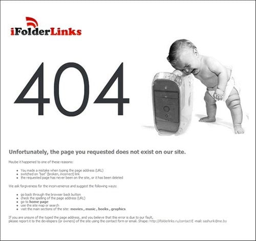 404  Page Design Inspiration