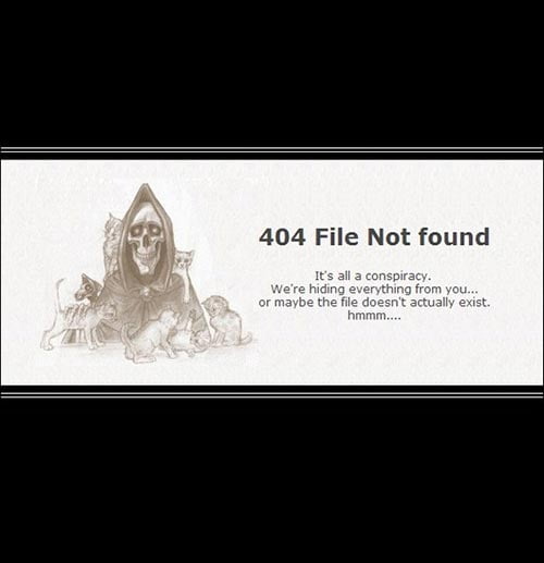 404  Page Design Inspiration