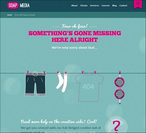 404  Page Design Inspiration