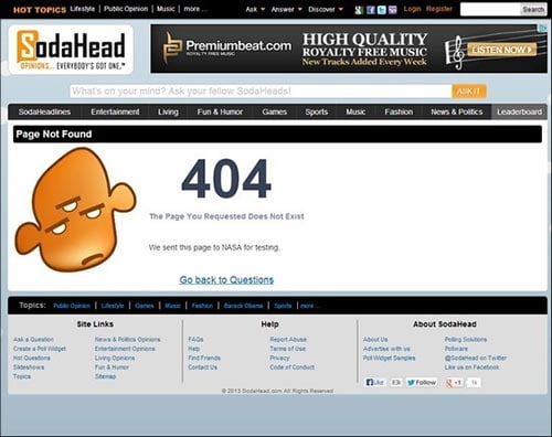 404  Page Design Inspiration