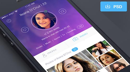 Free PSD Mobile Apps Mockups