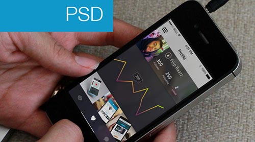 Free PSD Mobile Apps Mockups