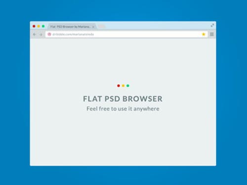 Free PSD Web Browser Mockups