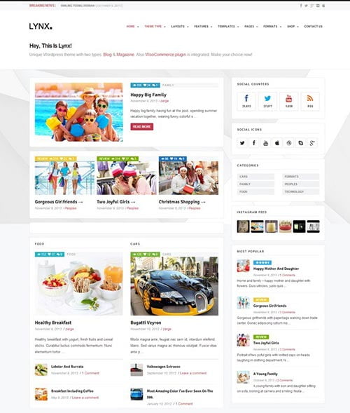 Flat WordPress Magazine Themes