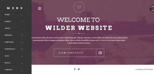 Flat WordPress Responsive Themes