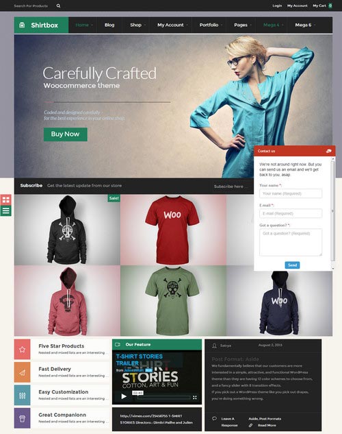 Flat WordPress Responsive Themes