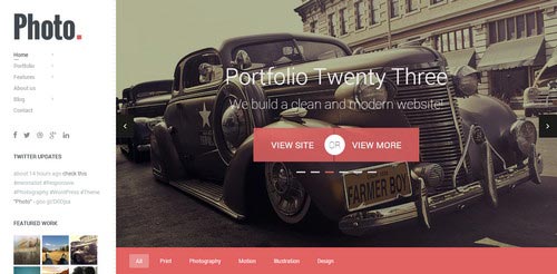 Flat WordPress Responsive Themes