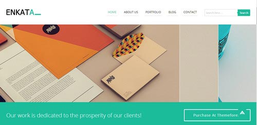 Flat WordPress Responsive Themes