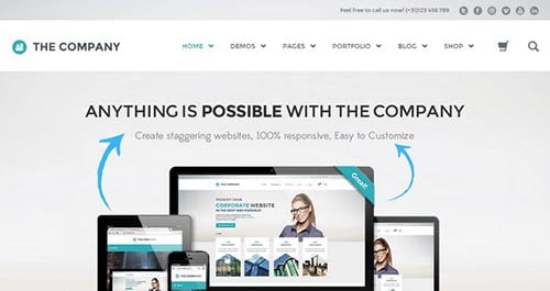 Flat WordPress Responsive Themes