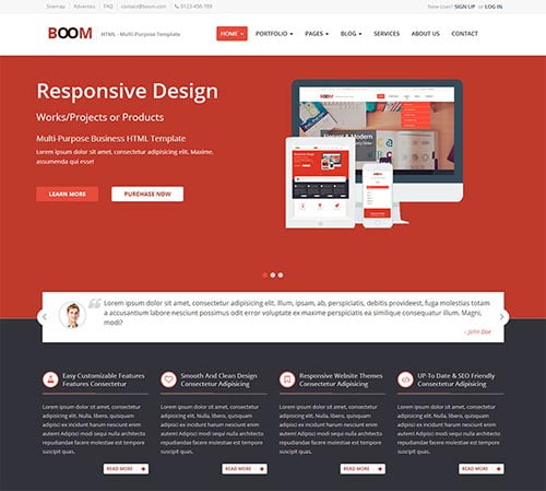 HTML5 Business Website Templates