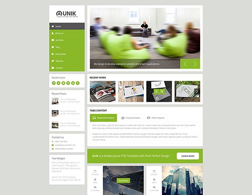 HTML5 Business Website Templates