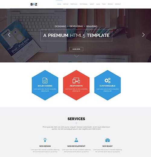 HTML5 Business Website Templates