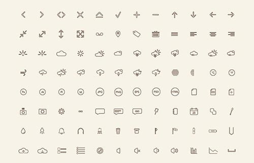 Free Modern Icon Sets