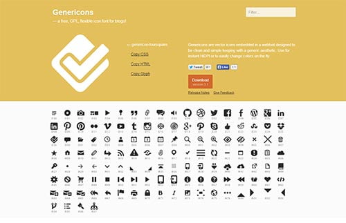 Free Modern Icon Sets