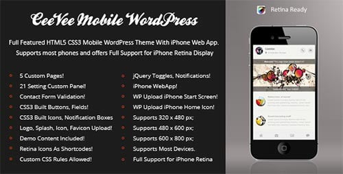 WordPress Mobile Themes & Templates