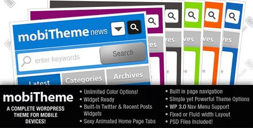WordPress Mobile Themes & Templates