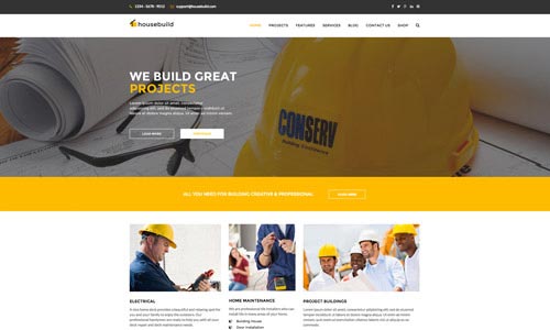 Inspiring Architecture And Construction WordPress Themes
