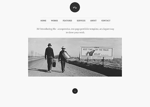 Portfolio & Business Single Page WordPress Themes