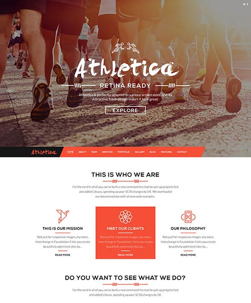 Portfolio & Business Single Page WordPress Themes