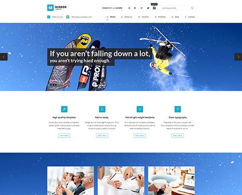 Corporate Business HTML Website Design Tempaltes