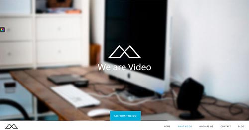 Portfolio WordPress Themes with Video Backgrounds