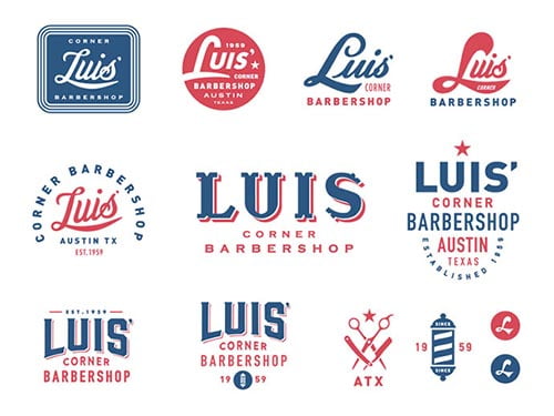 Typographic Logo Badge Designs