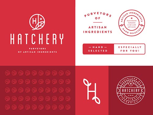 Typographic Logo Badge Designs