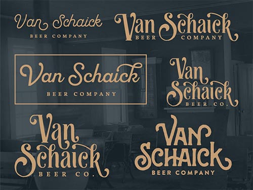 Typographic Logo Badge Designs