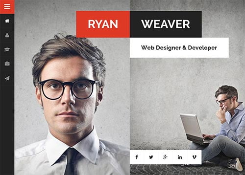 Personal VCard & Resume HTML Templates