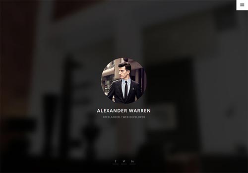 Personal VCard & Resume HTML Templates