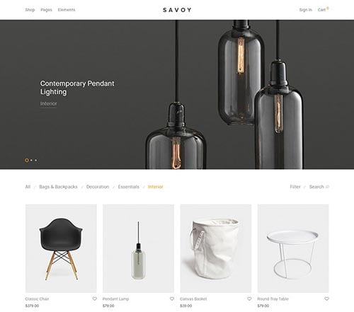 Furniture & Interior eCommerce WordPress Themes
