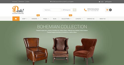 Furniture & Interior eCommerce WordPress Themes