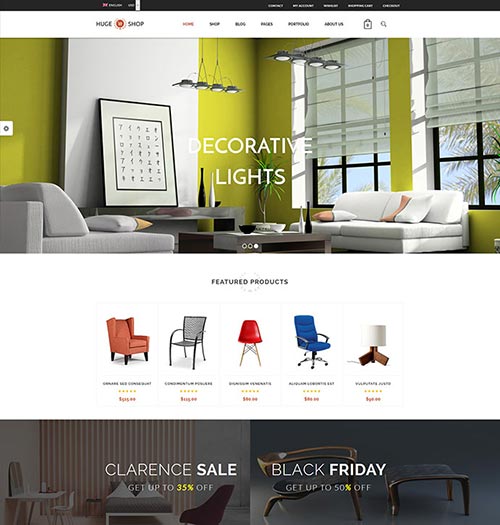 Furniture & Interior eCommerce WordPress Themes