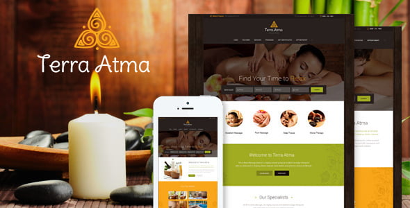 Terra Atma | Spa & Massage Salon WordPress Theme - Health & Beauty Retail