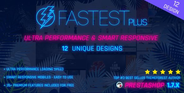 Fastest Plus - Smart Responsive PrestaShop 1.7 , Fashion,Shopping,Grocery - Multi Purpose(13 Homes) - Shopping PrestaShop