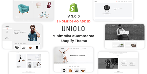 Uniqlo - Minimal eCommerce Shopify Theme - Shopping Shopify